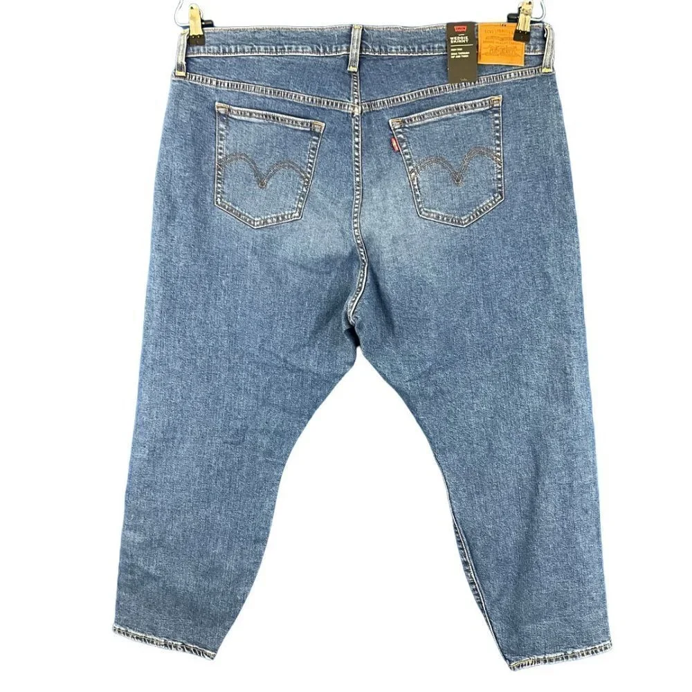 Levi's Premium Wedgie Skinny Jeans  22W - Picture 2 of 9